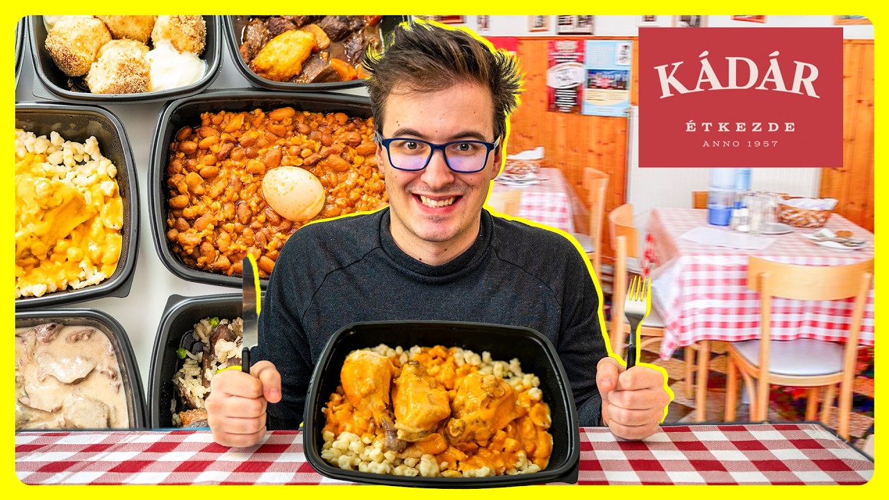 KIPRÓBÁLTAM A LEGENDÁS KÁDÁR ÉTKEZDÉT