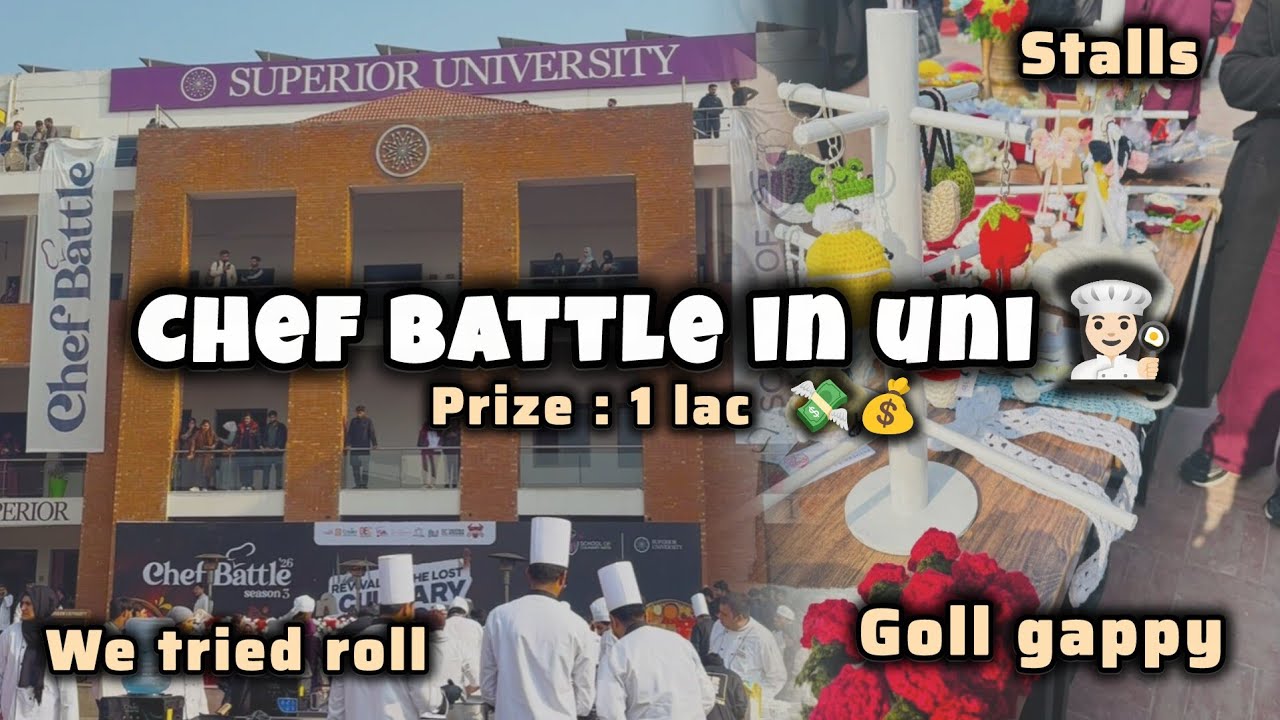 Chef Battle in our Uni !  👩🏻‍🍳💰