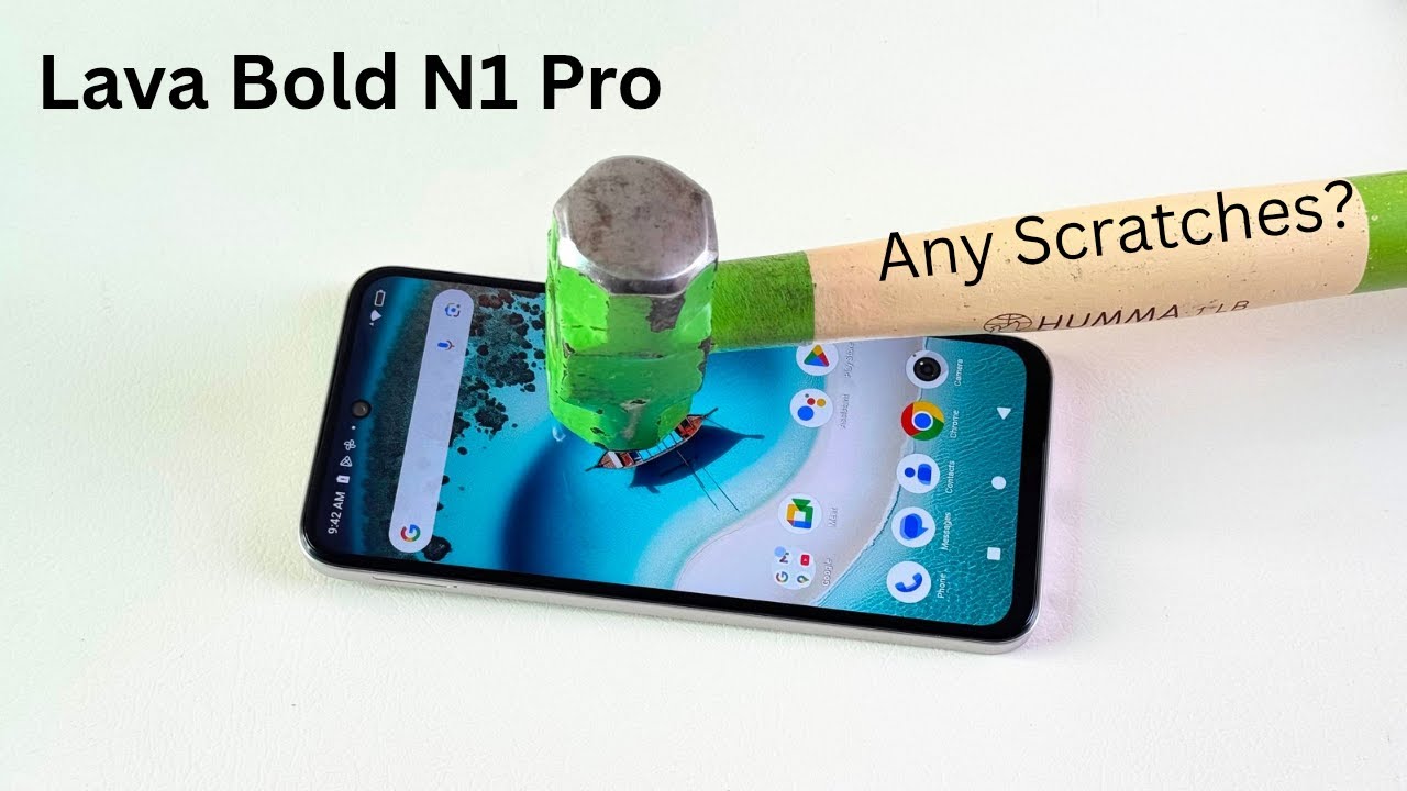 Lava BOLD N1 Pro Scratch Test