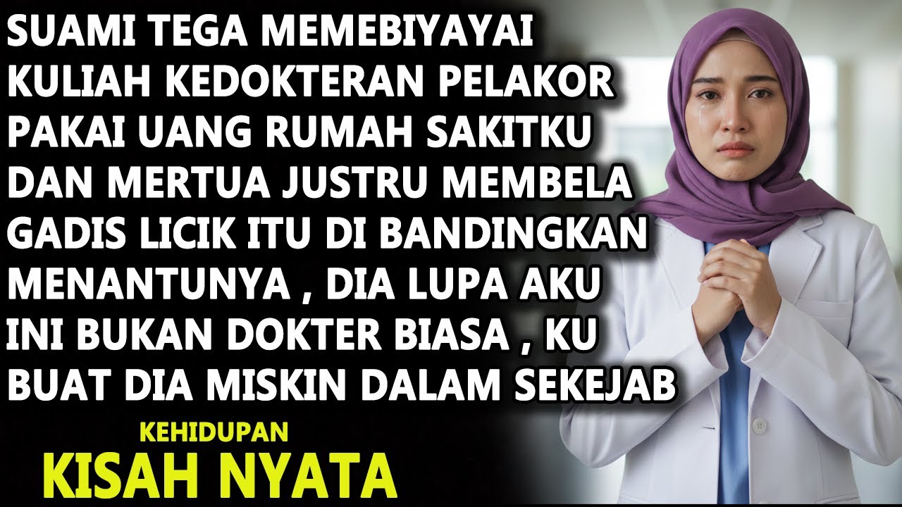 SUAMI MEMBIYAYAI PELAKOR PAKAI UANG RUMAH SAKITKU , KINI KU BUAT DIA MISKIN DALAM SEKEJAB