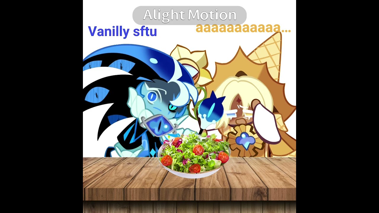 right in front of my salad… fr. Shadow Milk and Pure Vanilla