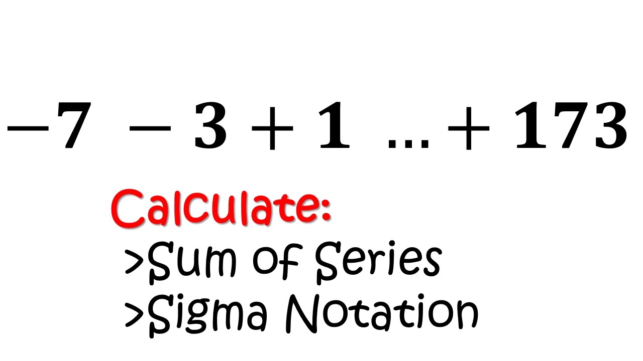 2026. Part 7: Calculate Sum of Series!