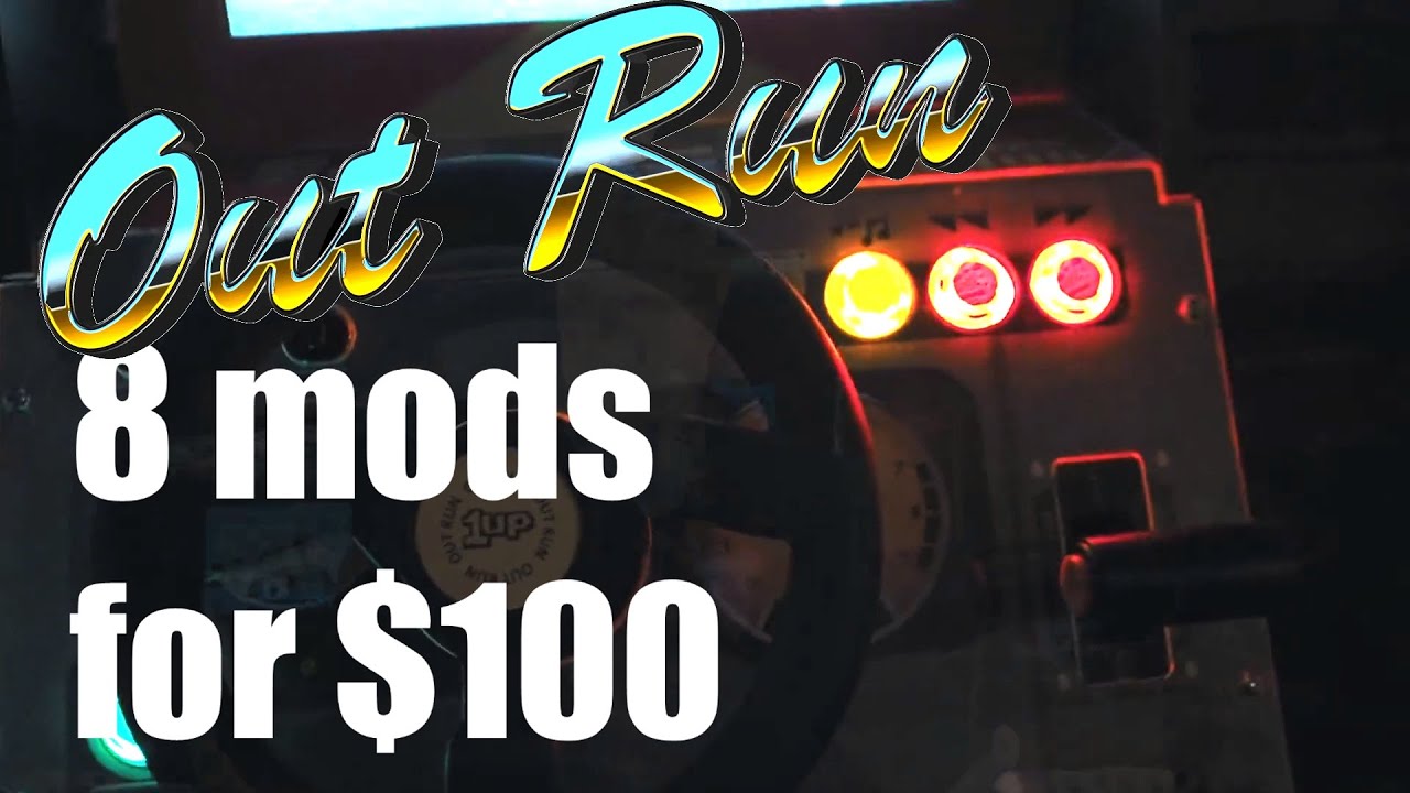 Arcade1up Outrun - 8 easy mods for $100