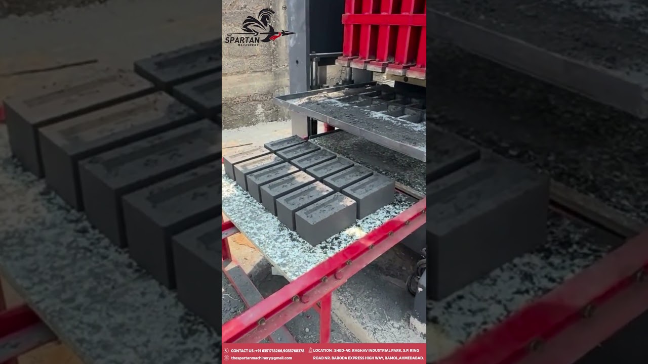 Fly Ash Bricks Making Machine | Fully Automatic Fly Ash Bricks Machine | Paver Block Concrete Block