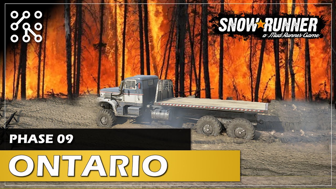 PHASE 09 - ONTARIO -mapa v plamenech! PTS | SNOWRUNNER CZ | Lets play | Česky