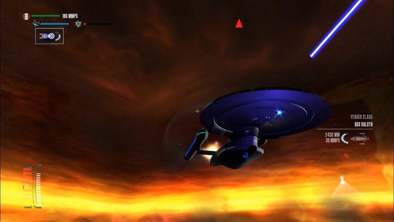 Excelsior Class - Escort Refit vs. Maquis Force  - Star Trek Legacy: Ultimate Universe 2.2