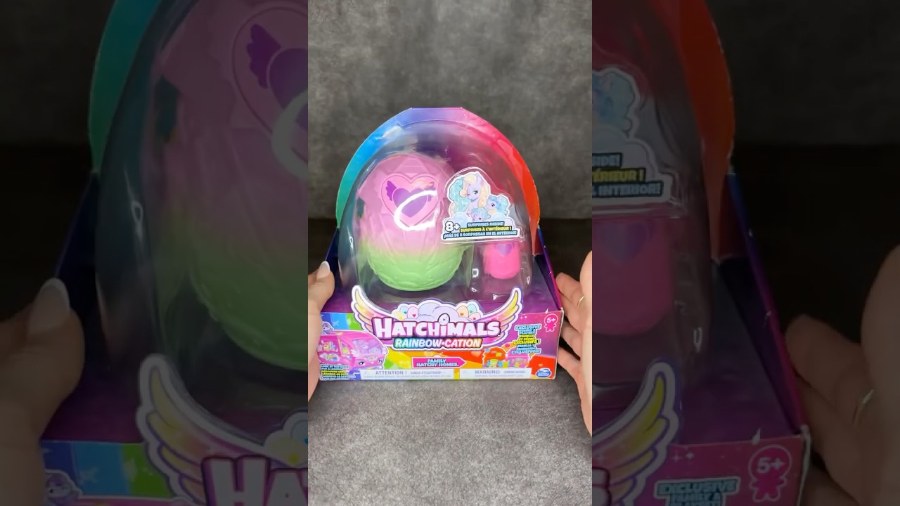HATCHIMALS RAINBOW-CATION SURPRISE EGGS ASMR Toys Unboxing  #asmr #toys #cute#unboxing #egg