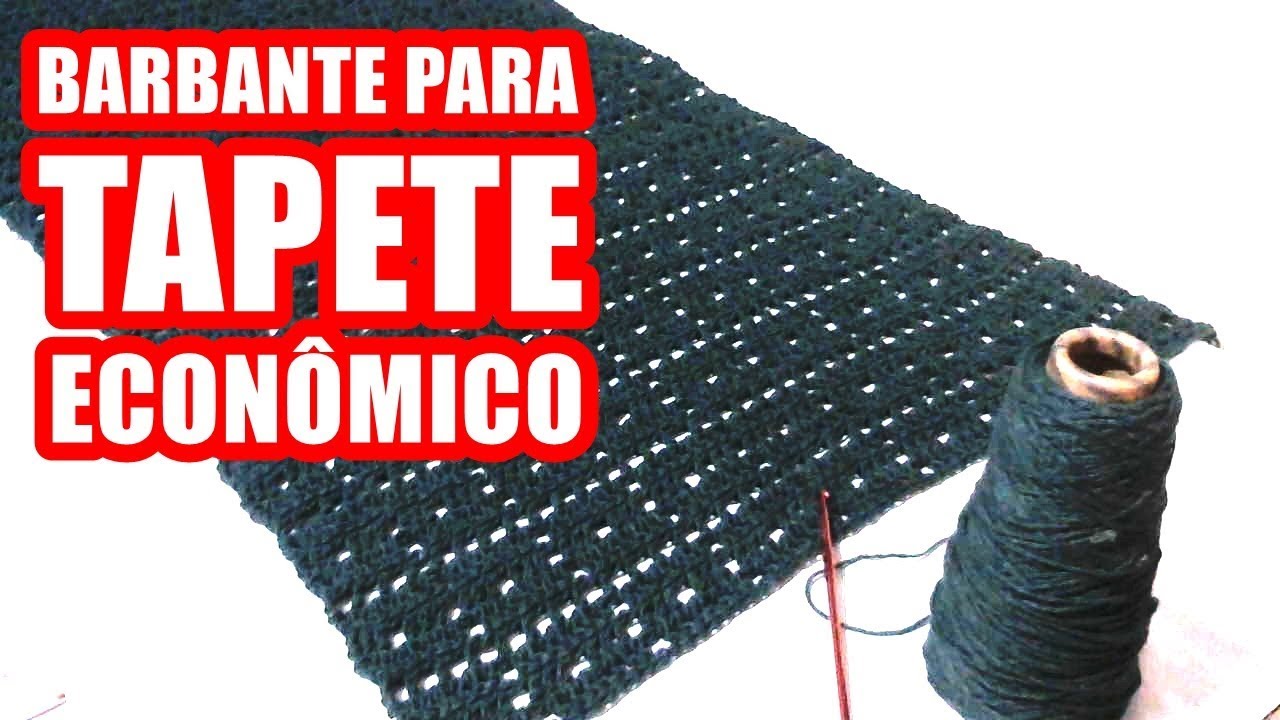 {BFA} Barbante para Tapete Econ&ocirc;mico de #tapetedesala  -  #tapetedecroch&ecirc;  #beloefacilartesanato