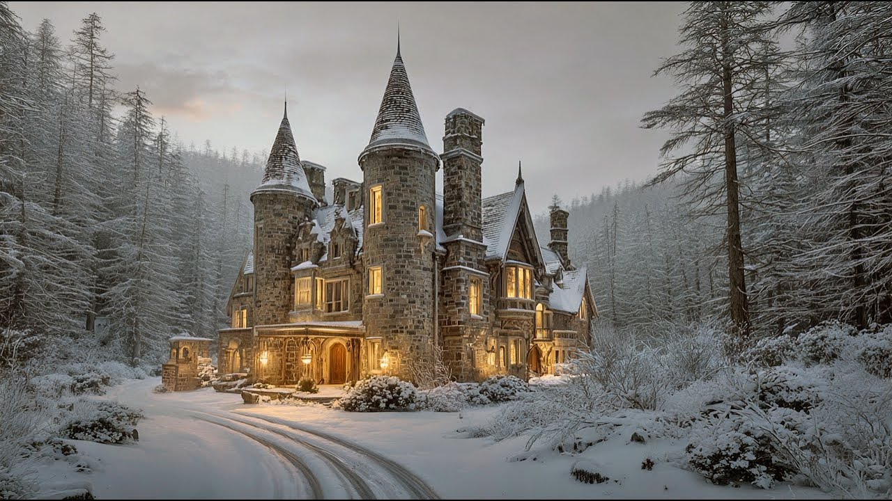 Gothic castle interior that looks impossibly real