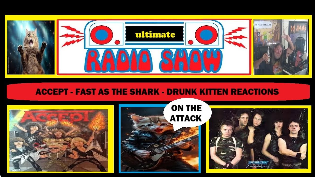 ACCEPT - Fast as the Shark - Drunk Kitten Reactions