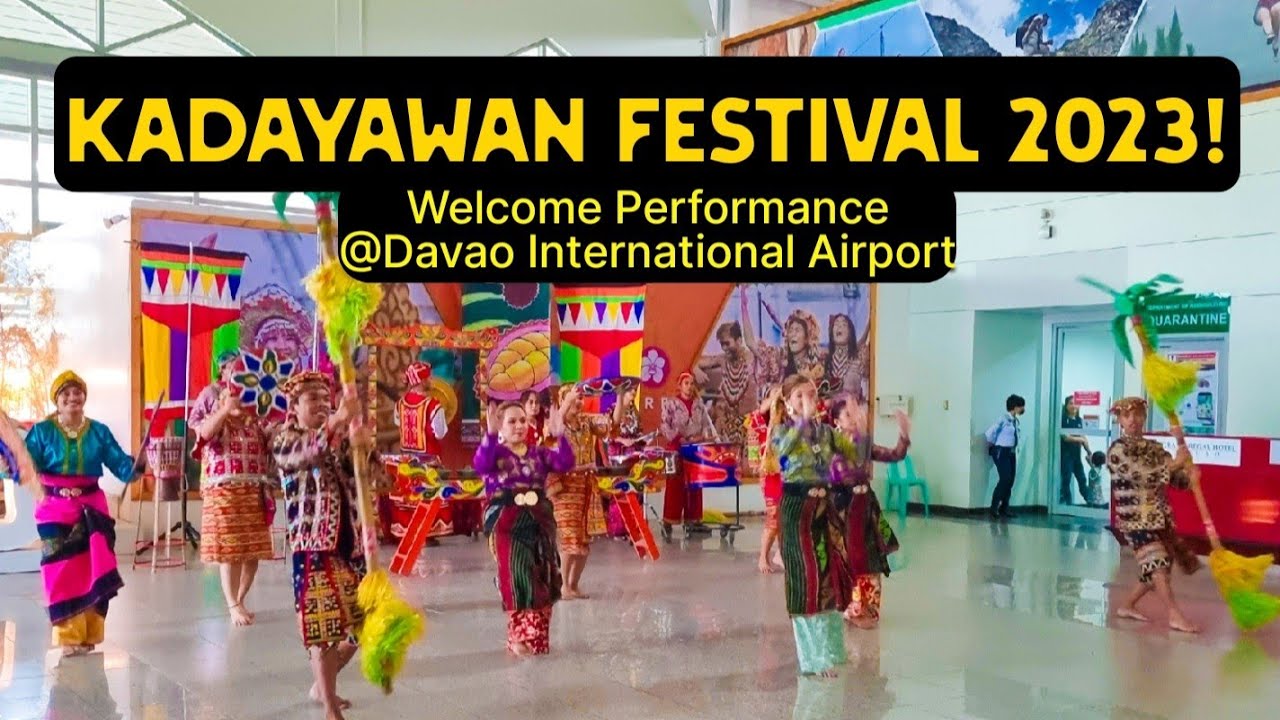 Kadayawan Festival 2023 | Welcome Performance at Davao International Airport #kadayawanfestival