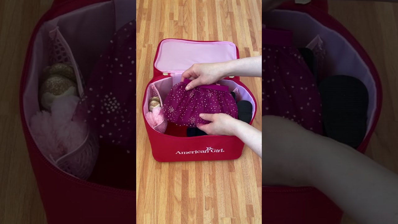 Unpacking for American Girl Winter Vacation and Holiday ✈️ #unpacking #travel #shorts