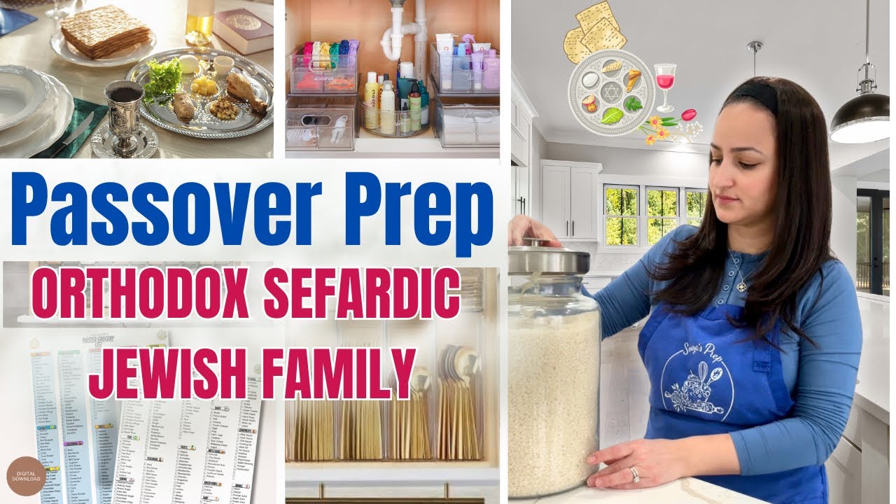 Passover Prep and Family Traditions in our Orthodox Sephardic Jewish Family