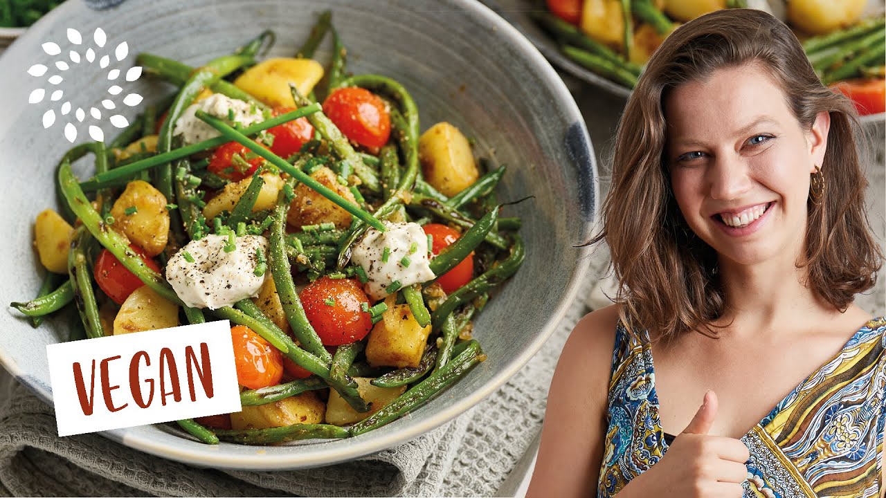 Kartoffeln mit Bohnen und Tomaten | schnell & gesund