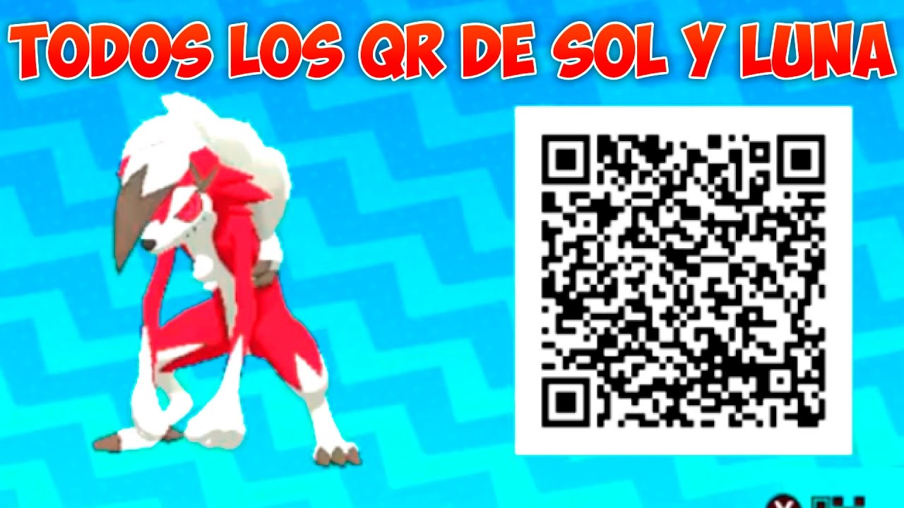 TODOS los QR de POKÉMON SOL y LUNA - POKÉDEX COMPLETA con SHINIES