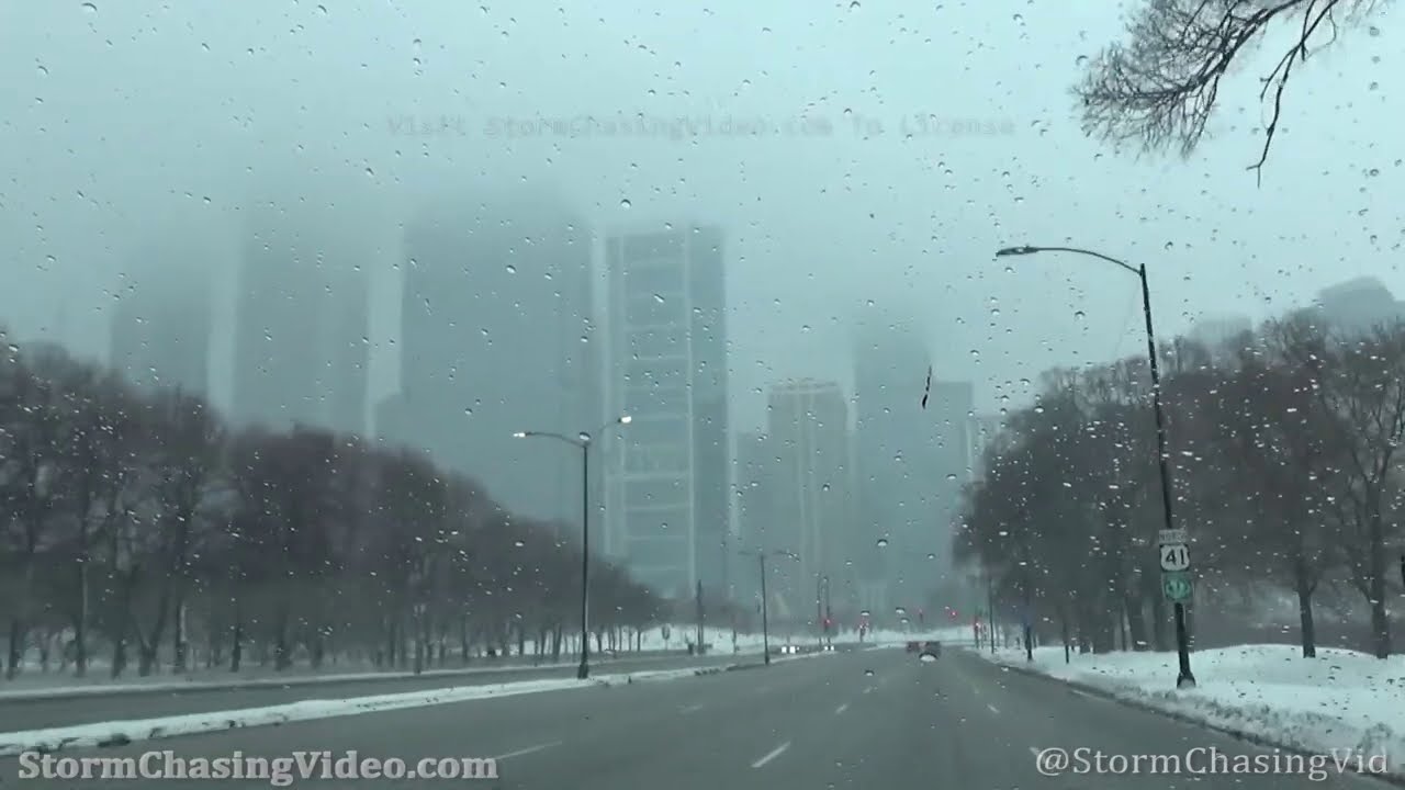 Lake Enhancement Winter Storm Warning hits Chicago, IL - 1/31/2021