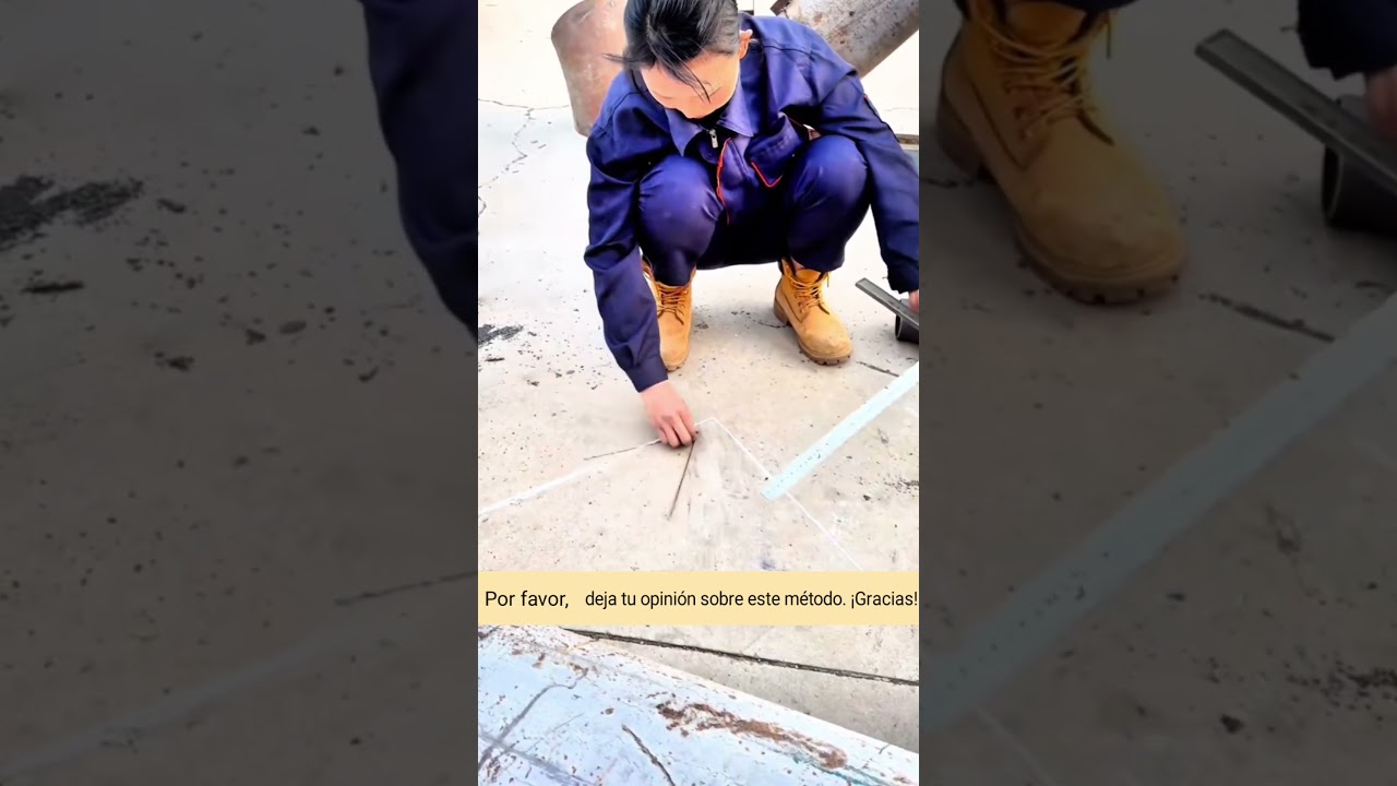 C&oacute;mo Medir el &Aacute;ngulo de un Codo con una Escuadra #mechtrick #trucosdetaller #fabricaci&oacute; #metalurgia