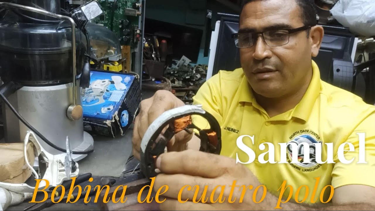Rebobinando un ventilador de cuatro polo, video 1