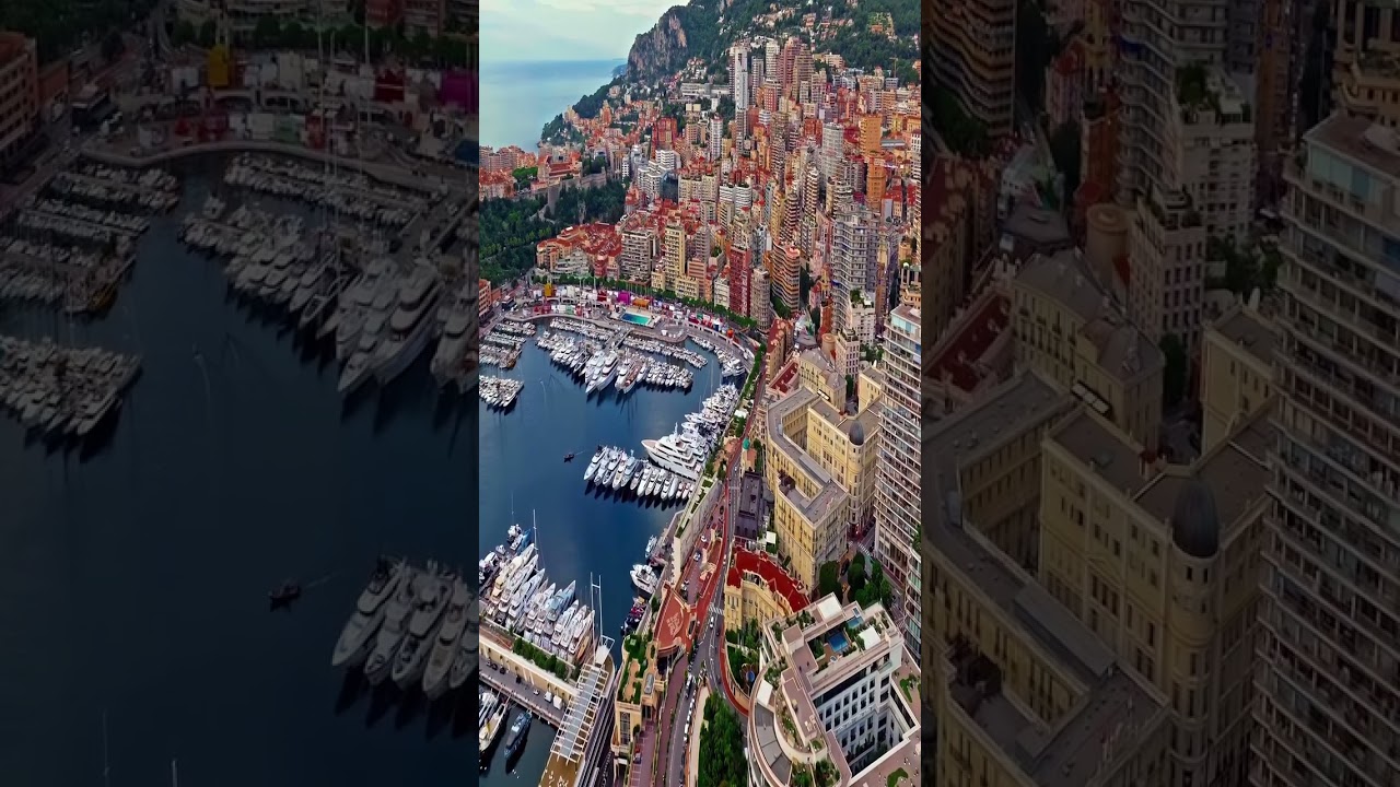 Monaco #cityscape #dronevideo