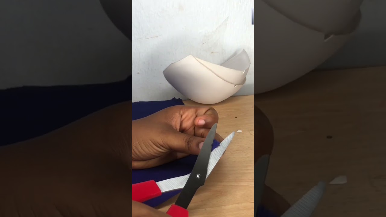 How to drape a bra cup