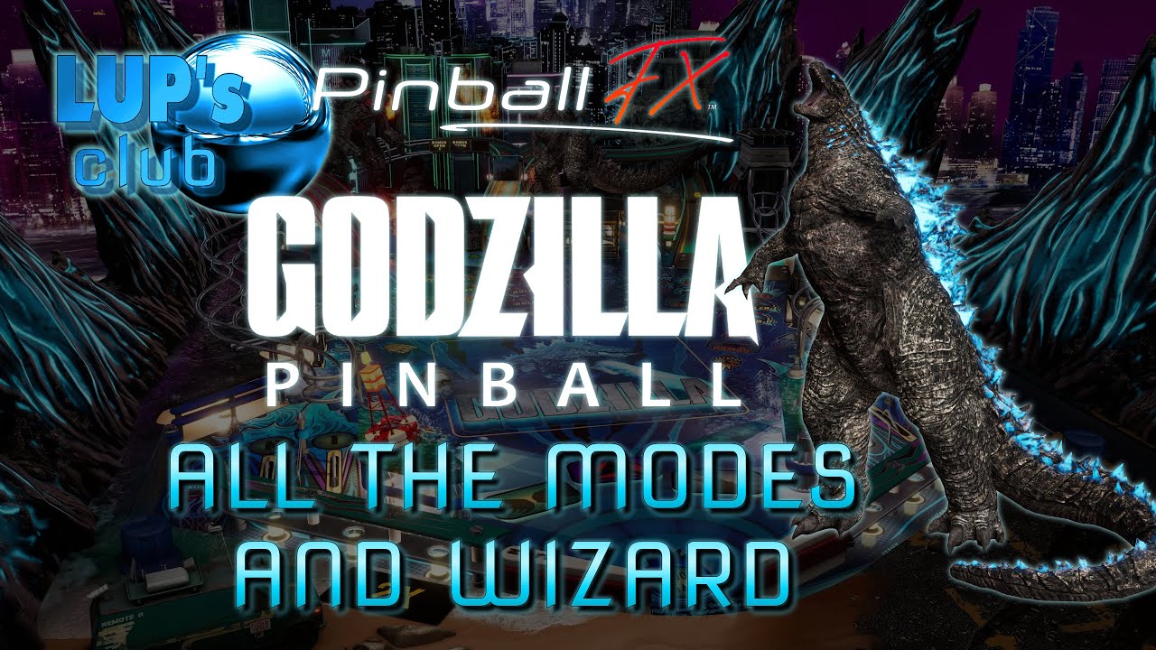Pinball FX 🟠 Legendary Pinball: Godzilla Pinball ► All the modes & Wizard (132M)