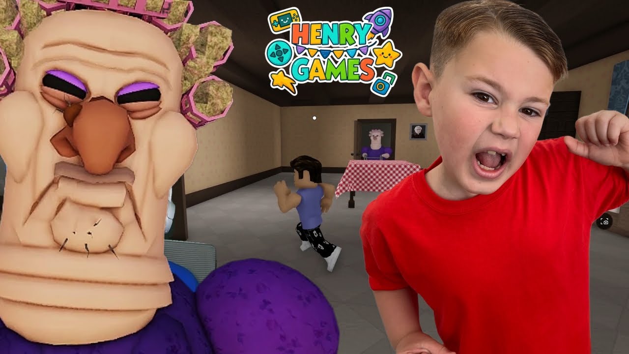 I STOLE all of her COOKIES!! | HENRY GAMES | Grumpy Gran on Roblox |