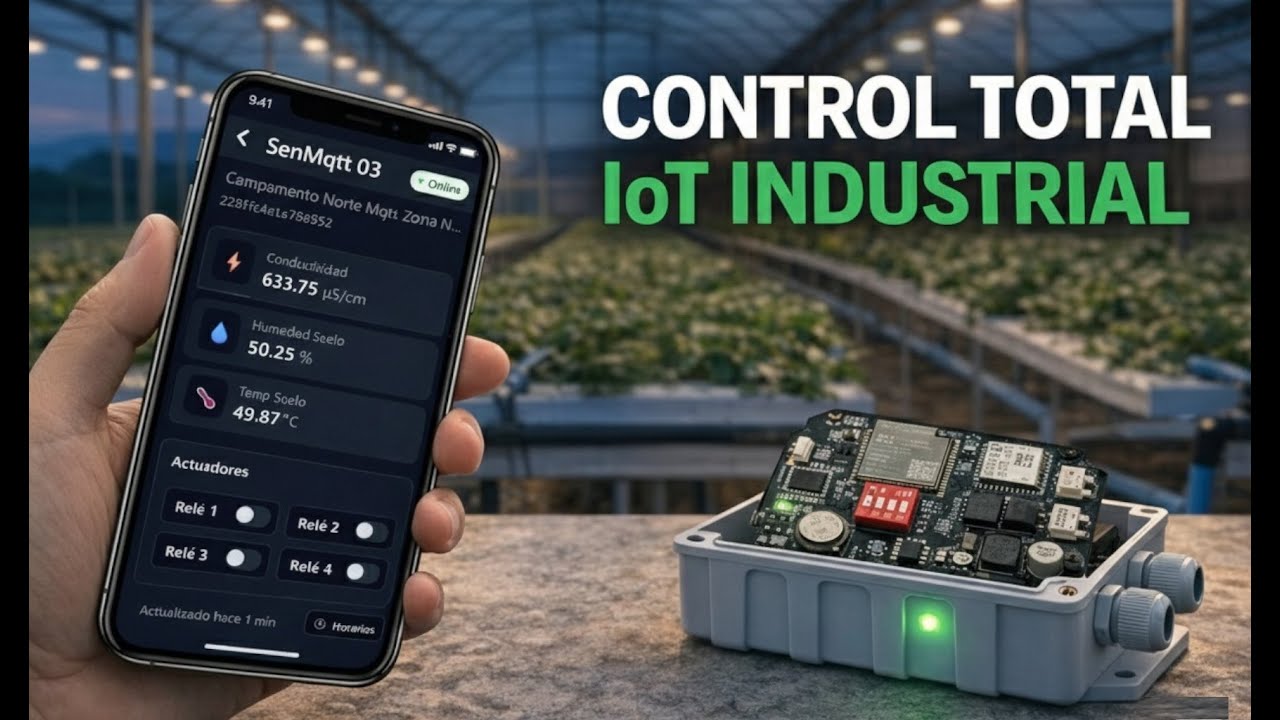 Monitoreo y control remoto en tiempo real (LoRa/LoRaWAN/Wi-Fi) | Plataforma IoT