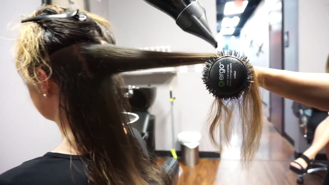 Blowout by Saskia with Ergo Brushes