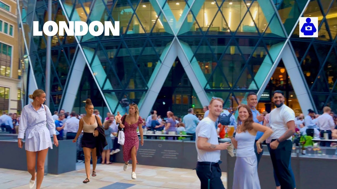 City of London 🏴󠁧󠁢󠁥󠁮󠁧󠁿 BARTHOLOMEW FAIR | Broadgate to The Gherkin | Central London Walking Tour HDR