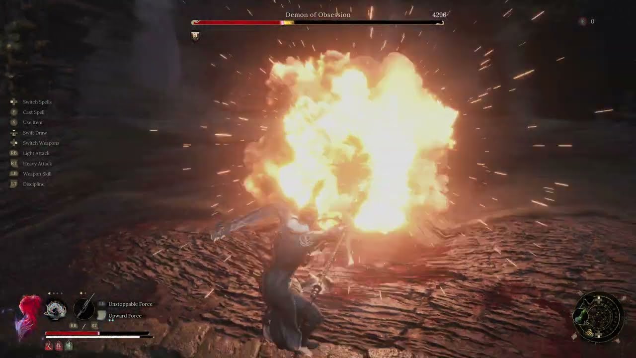 Demon Of Obsession Fight - Cloudpiercer Spear Method - New Game Plus | Wuchang: Fallen Feathers