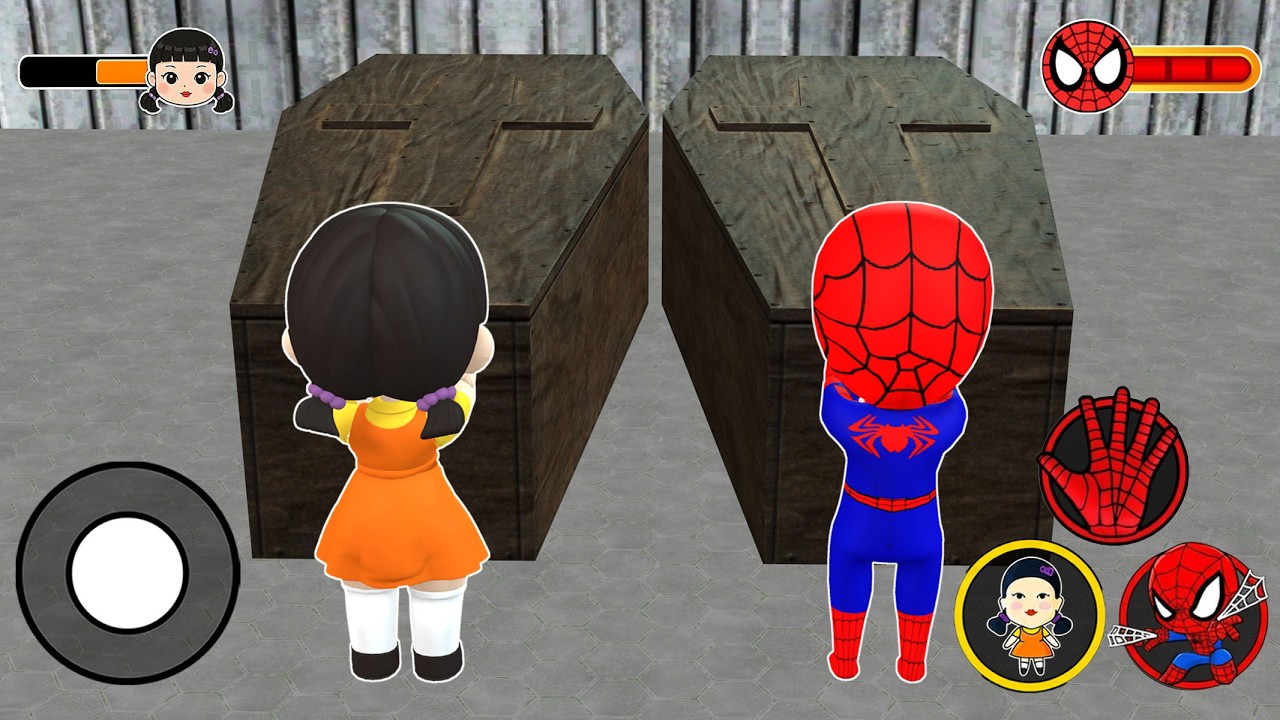 Playing as Spider Man Doll Baby vs Granny in Granny House - Funny Horror Animation