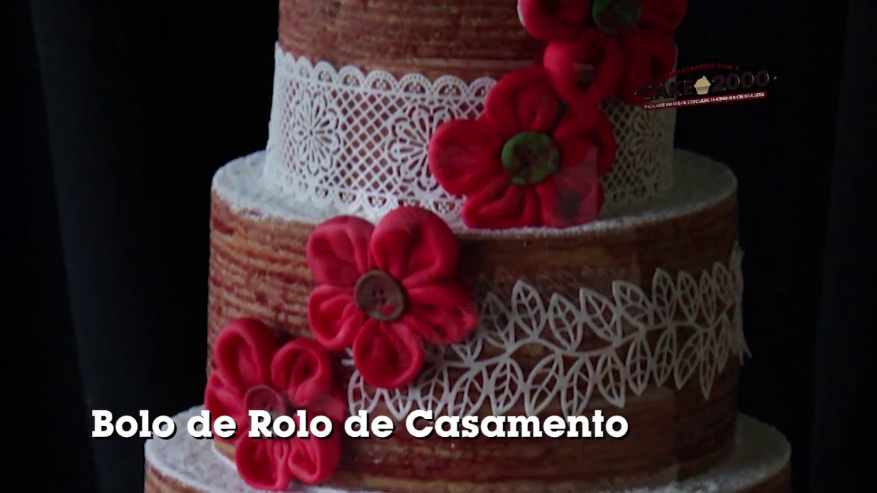 Bolo de Rolo de Casamento - Janaína Cunha - Padaria 2000