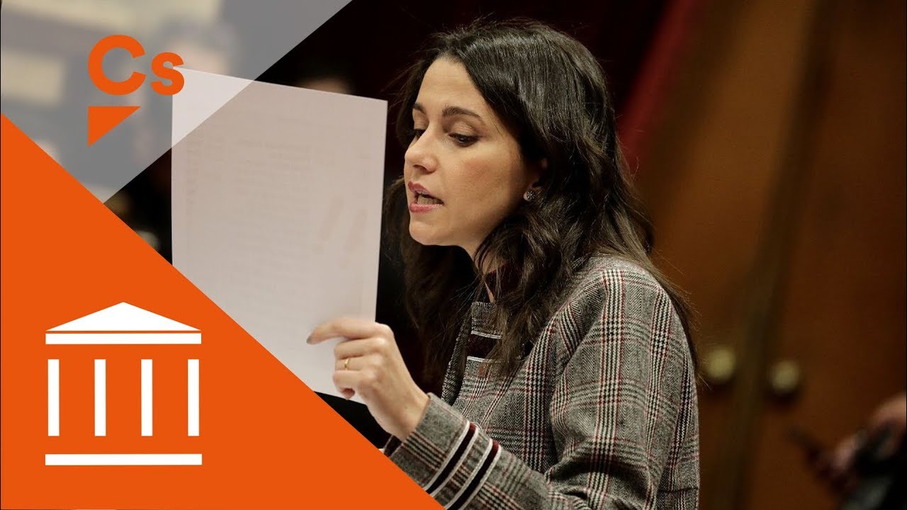 Inés Arrimadas. Réplica en debate sobre el golpe a la democracia