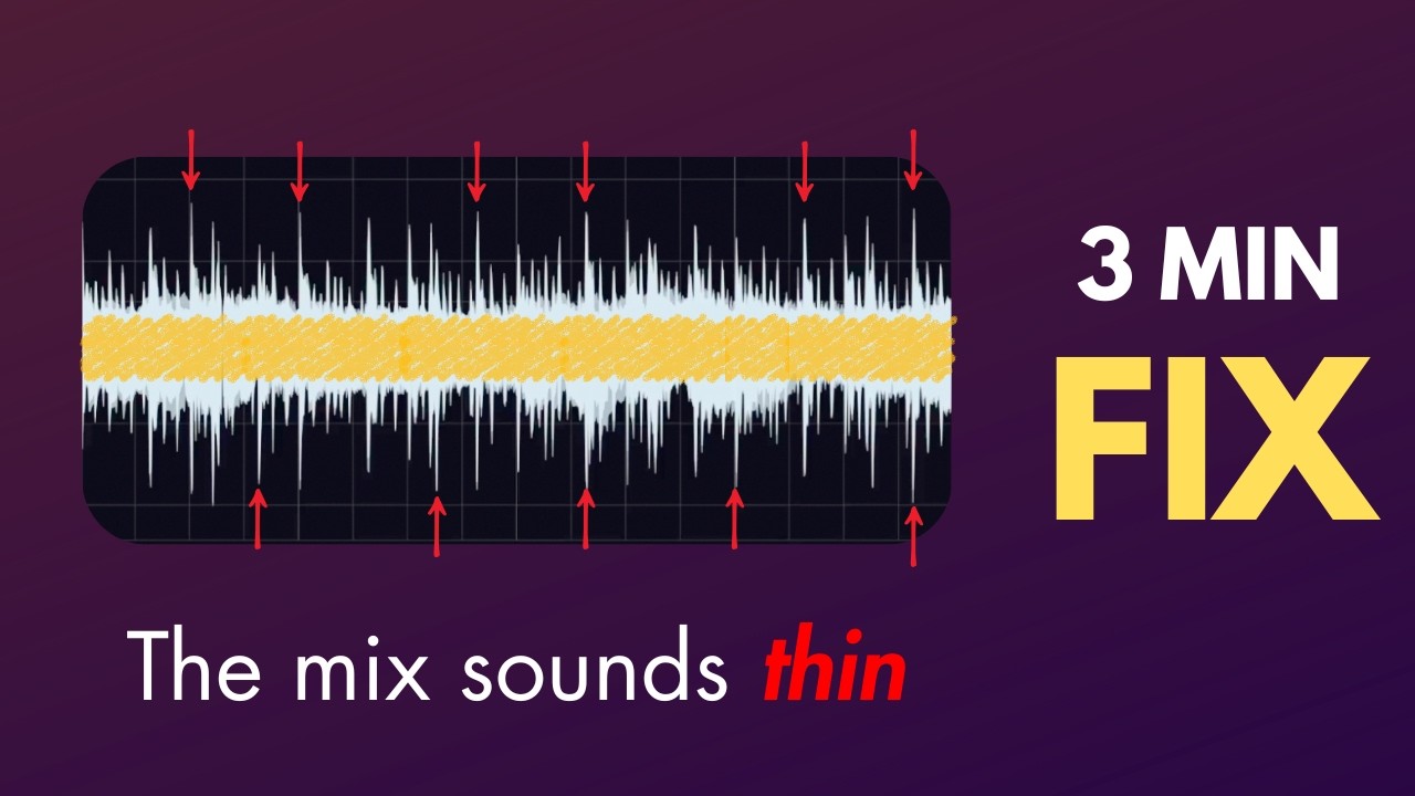 Your mix isn’t thin — your dynamics are the problem