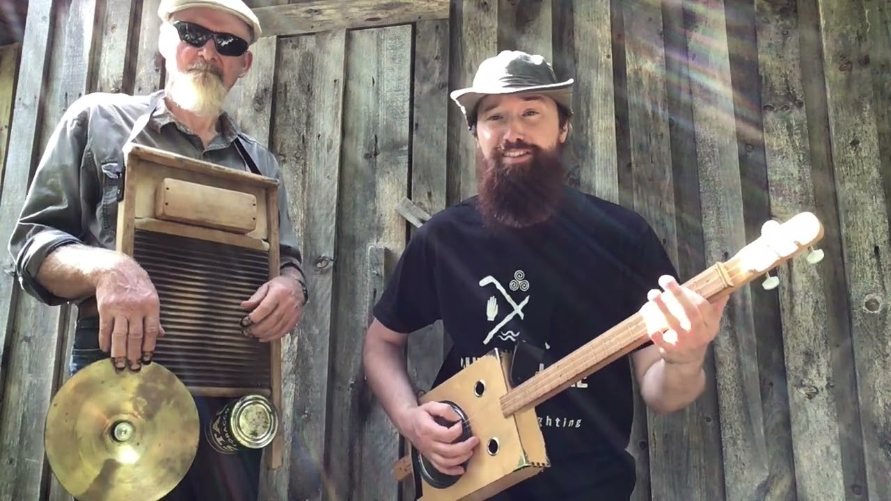 Keep Your Hands to Yourself Cover on Cigar Box Guitar and Washboard