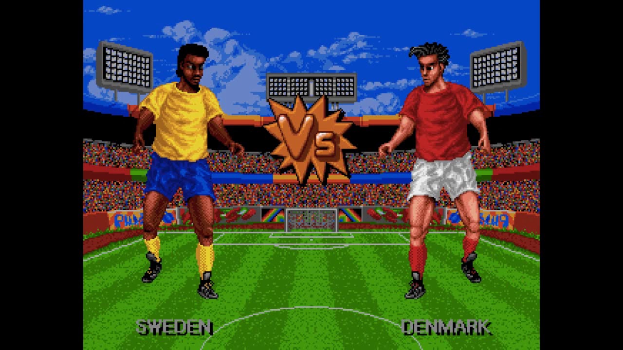 Sensible Soccer (Sega Mega Drive Version) - Euro 92 Longplay - Difficulty Level: Expert