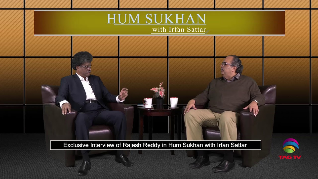 Exclusive Interview of Rajesh Reddy in Hum Sukhan with Irfan sattar on TAG TV