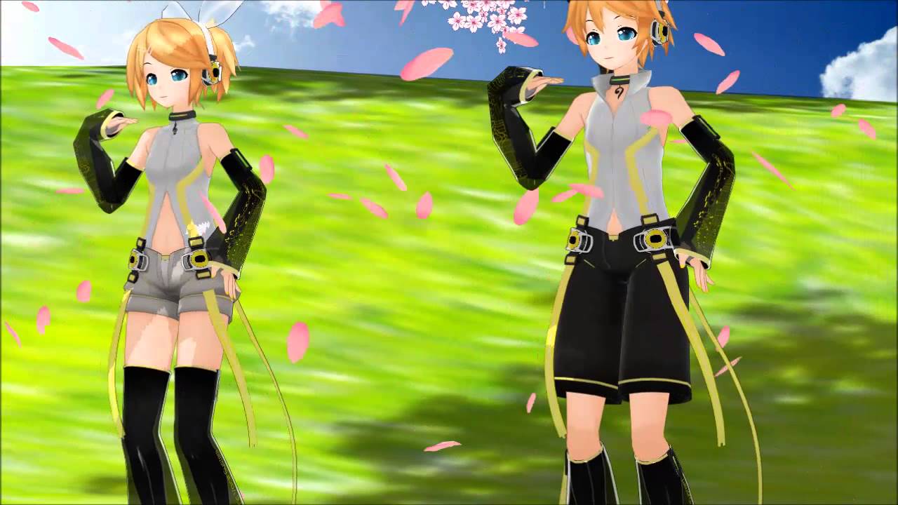 【MMD】 Happy Synthesizer Kagamine Rin and Len Cover (+DL link)