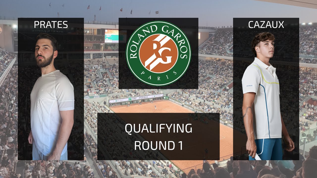 Daniel Prates vs. Arthur Cazaux | Roland-Garros Qualifying | Round 1