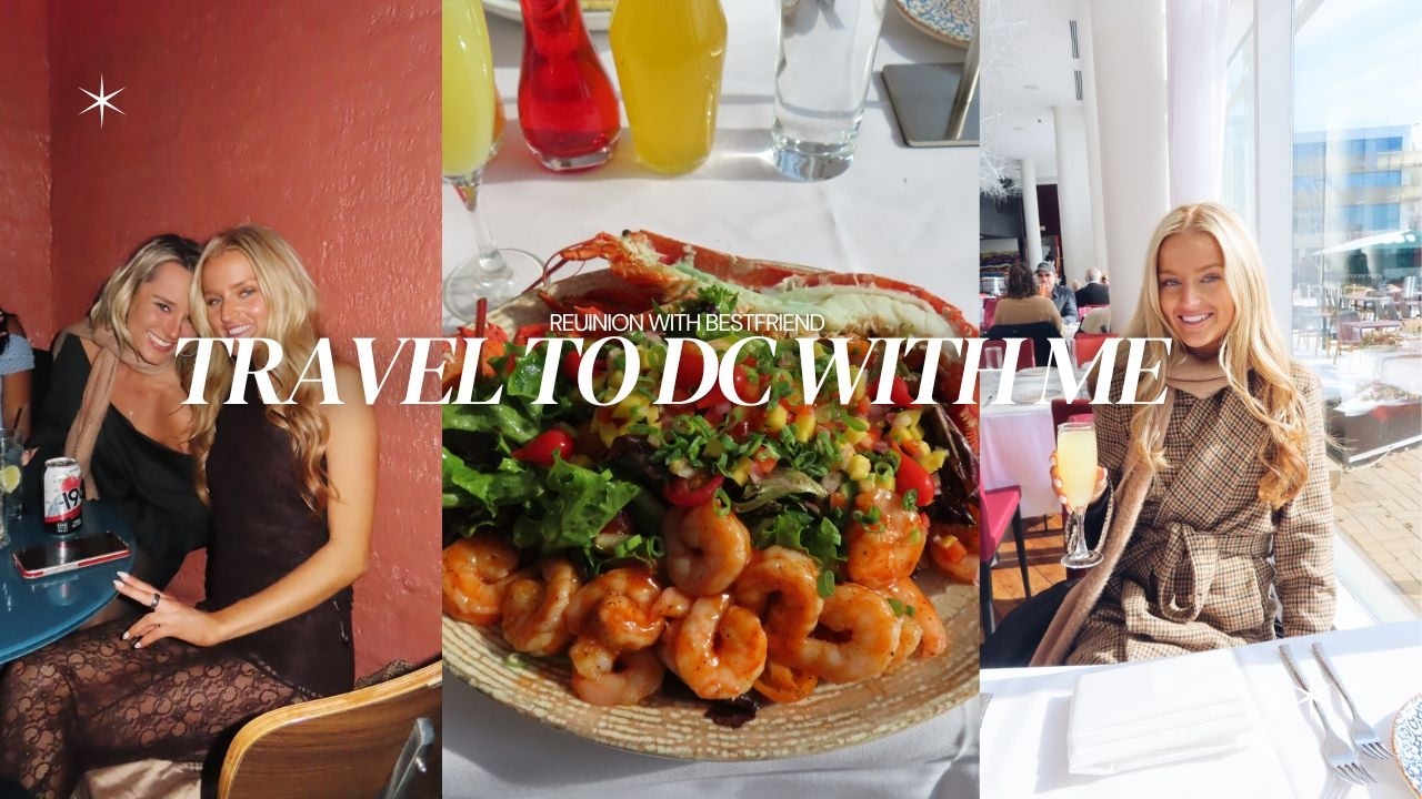 travel to DC with me *VERY chaotic vlog*