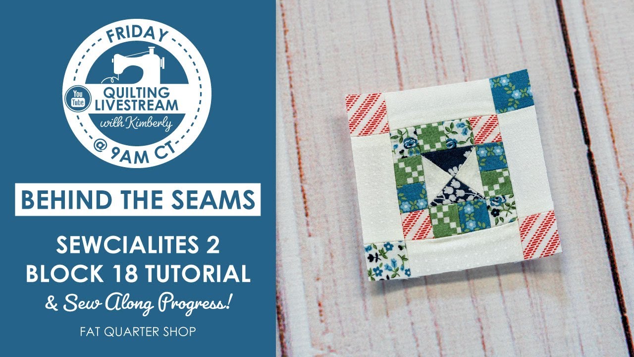 This Block has us SPELLBOUND! 📖 Designed by Robin Pickens #Sewcialites2 Block 18 Tutorial