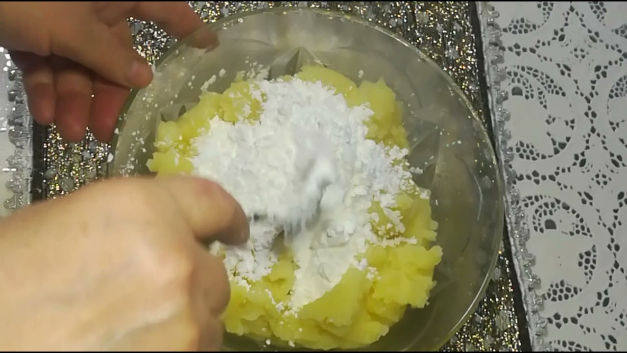 Картофельные кнедлики хрустящие и очень вкусные.