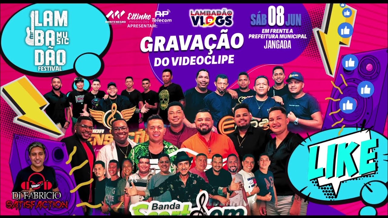 FESTIVAL LAMBADÃO MUSIC - SÓ AS MELHORES DO LAMBADÃO