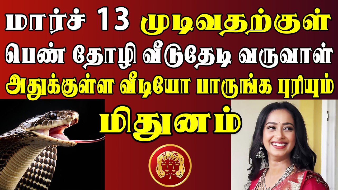 நடக்கப்போவதை தெரிஞ்சுக்கிட்டா 4 நாளைக்கு தூங்கவே மாட்டீங்க | Mithunam Rasi | மிதுனம் ராசி