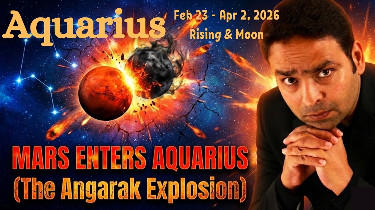 Aquarius HUGE Angarak Yoga! Mars Meets Rahu in Aquarius!