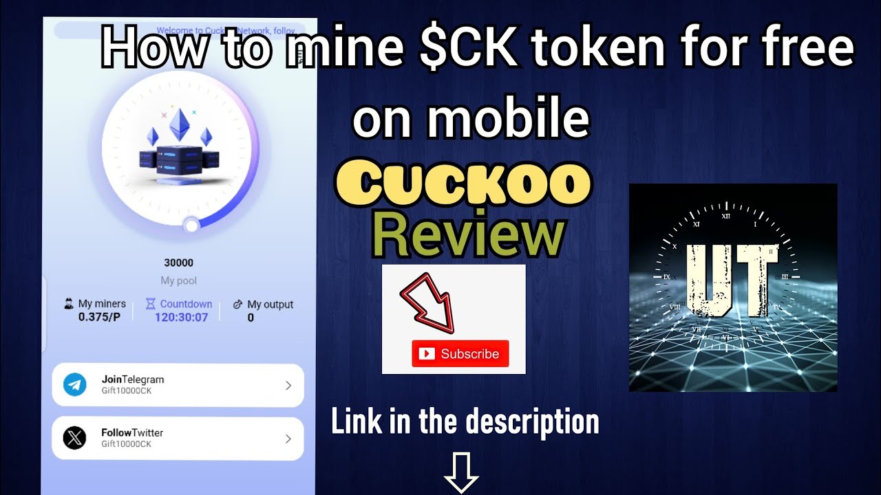 Cuckoo review | How to signup and start mining $CK token | Free mining
