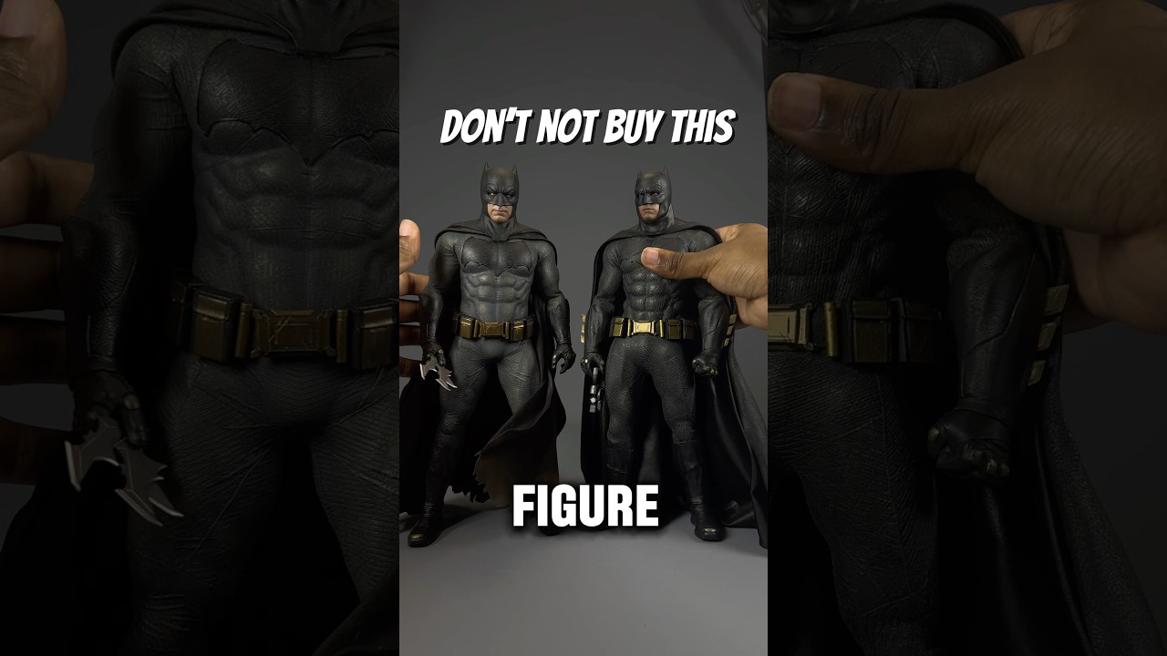 Hot Toys BvS Batman 1.0 против 2.0 🦇 Какой из них настоящий апгрейд Тёмного рыцаря? #batman #hott...
