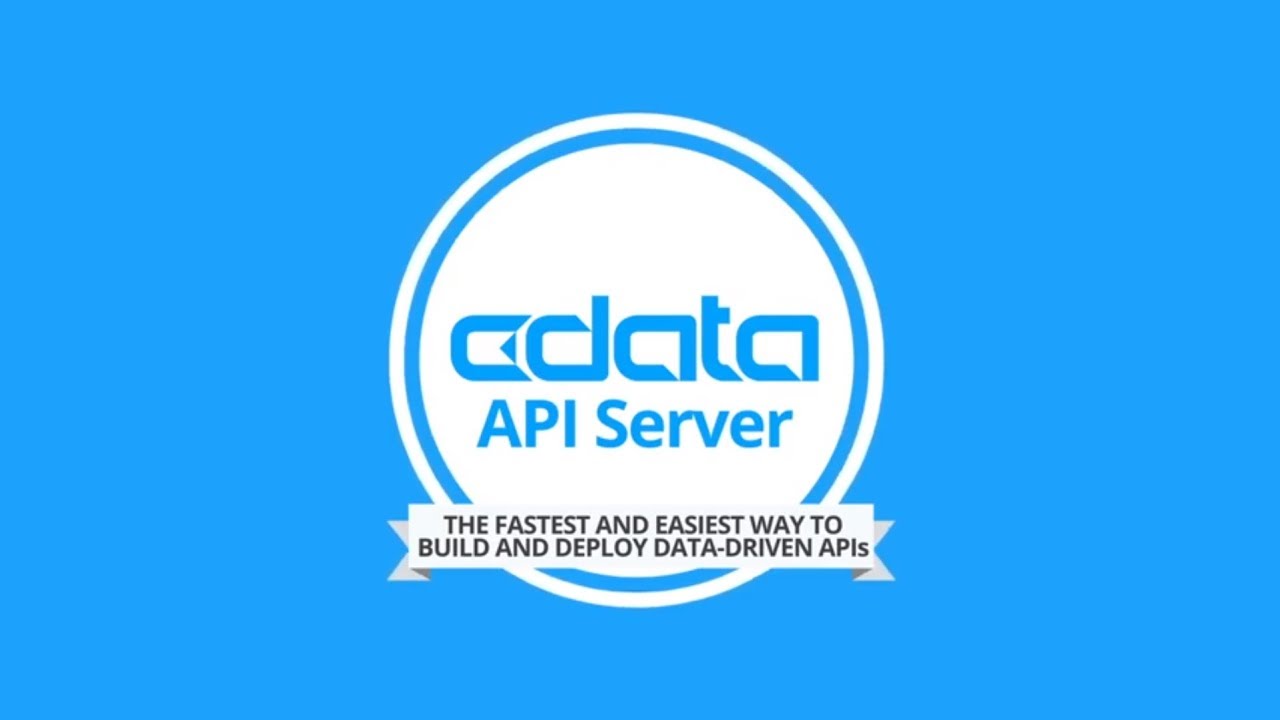 CData API Server --REST API 開発・管理ツール