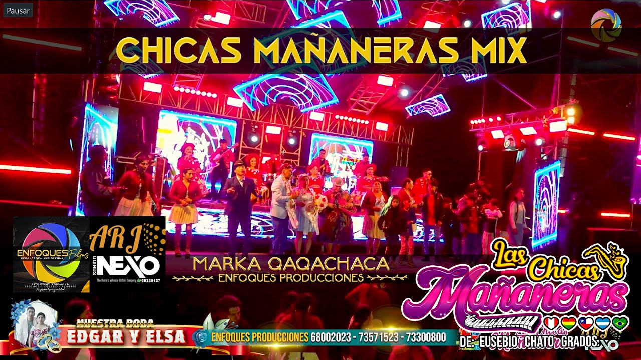 Chicas Mañaneras - DE EUSEBIO CHATO GRADOS En vivo 2025  EDGAR Y ELSA - Marka Qaqachaka 2025
