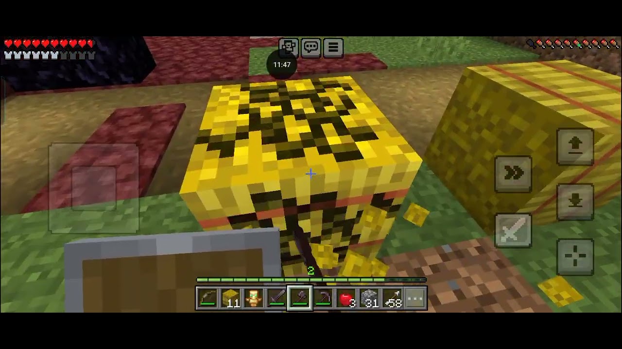 Jugando minecraft